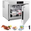 VEVOR 114 L Blast Chiller, 5 Trays Commercial Flash Freezers, <-31~68°F> 4 Modes Chest Shock Frozen, 304 Stainless Steel Flash Freezer, 360° Defrost Blast Chiller with Caster for Seafood, Ice Cream(32L)