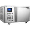 VEVOR 114 L Blast Chiller, 5 Trays Commercial Flash Freezers, <-31~68°F> 4 Modes Chest Shock Frozen, 304 Stainless Steel Flash Freezer, 360° Defrost Blast Chiller with Caster for Seafood, Ice Cream(80L)