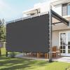 VEVOR 90% Sun Shade Cloth, 8 x 12 ft Pergola Shade Cover with Stainless Steel Grommets, Sun Shades Canopy Privacy Screen with 140 GSM HDPE Material, for Outdoor, Patio, Garden, and Backyard (Black)(10 x 10 ft Black)