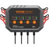 VEVOR Smart Battery Charger, 2A x 4, LiFePO4 Lead-Acid (AGM/Gel/SLA) Car Battery Charger, Fully-Automatic Charger Maintainer Desulfator for Boat Motorcycle Lawn Mower Golf Cart Marine Deep Cycle(2-amp*4)
