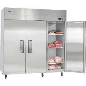 VEVOR Commercial Reach-In Refrigerator 48″ W, 32 Cu.Ft Stainless Steel Upright Refrigerator with 4 Doors, Auto-Defrost, 6 Adjustable Shelves, 32 to 50℉ Temp Control, UL Certified(72″w 52 Cu.ft Three Doors-freezer)