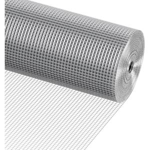 VEVOR Hardware Cloth, 1/4 inch 48in x 100 ft 23 Gauge, Hot Dipped Galvanized Wire Mesh Roll, Chicken Wire Fencing, Wire Mesh for Rabbit Cages, Garden, Small Rodents(48″x100′)