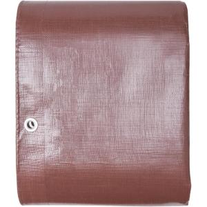 VEVOR Tarp 20×40 ft 16 Mil Extra Thick, Waterproof Poly Plastic Tarps Cover, Multi-Purpose Outdoor Tarpaulin with Grommets & Reinforced Edges for Truck, RV, Boat, Camping (Brown)(Brown)