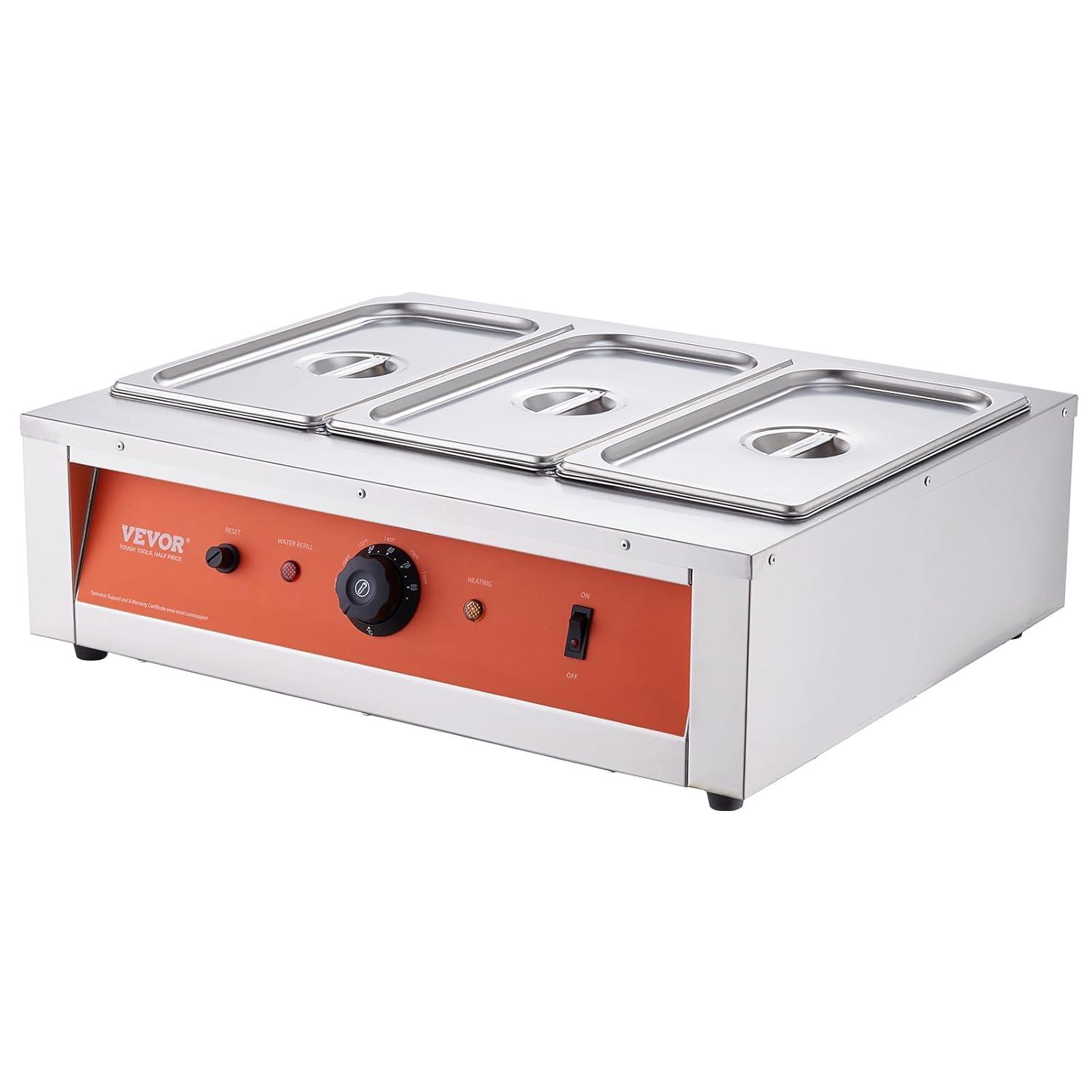 image:imageVEVOR Chocolate Tempering Machine 265 Lbs 3 Tanks Chocolate Melting Pot Temp Control 86185 1500W Stainless Steel Electric Commercial Food Warmer for ChocolateMilkCream Melting and Heating265 Lbs