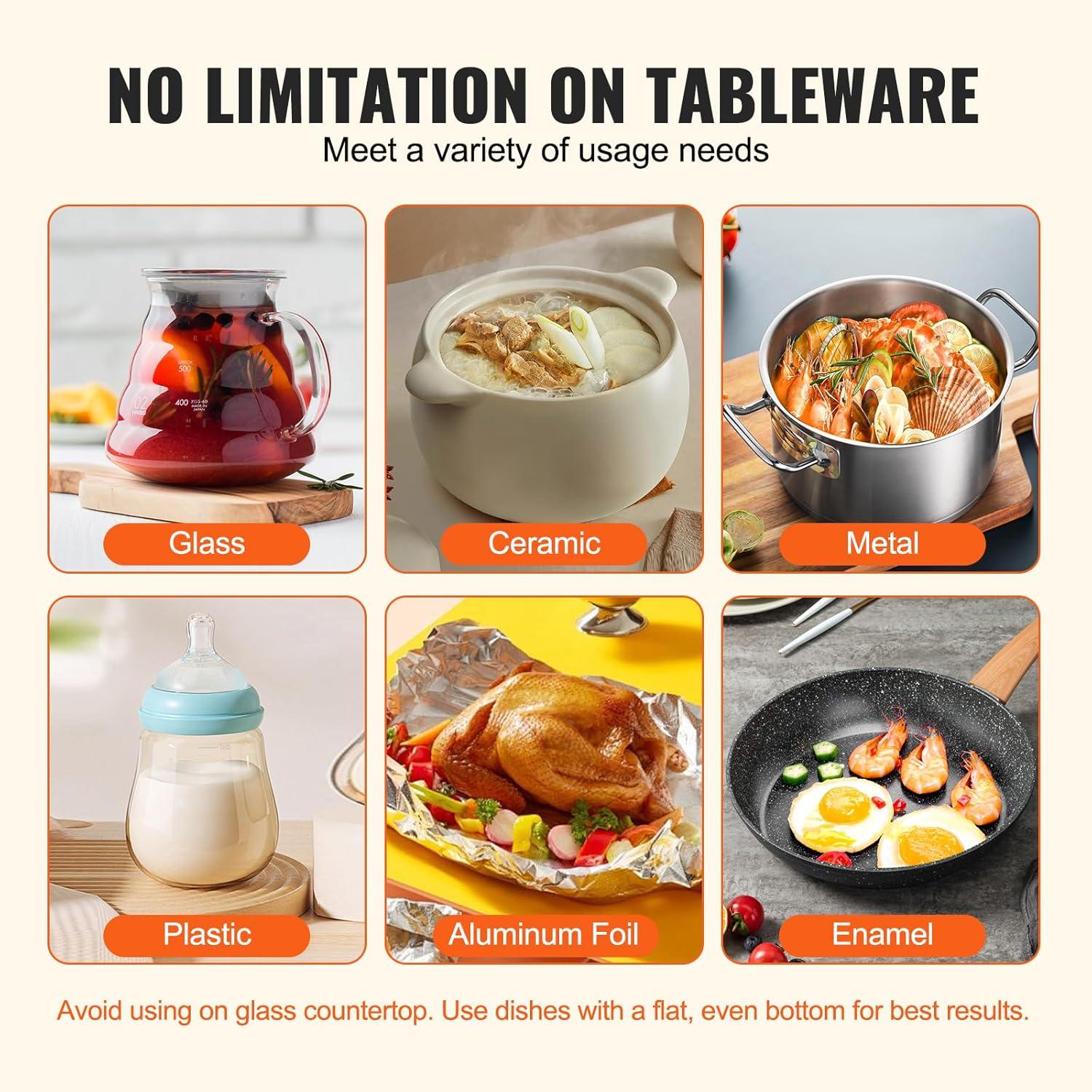 image:imageVEVOR Electric Warming Tray Food Warming Trays for Buffet Warming Trays with Adjustable Temperature Control Portable Stainless Steel Food Warmer Hot Plate Perfect for Parties Catering Holidays2521433