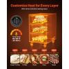 VEVOR Commercial Electric Drawer Warmer, Single-Drawer Stainless Steel Food Warmer, Freestanding Compact Warming Drawer Cabinet, 85°F–185°F Wide Temperature Range, for Restaurant, Hotel & Bakery(Three Drawer)