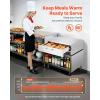 VEVOR Commercial Electric Drawer Warmer, Single-Drawer Stainless Steel Food Warmer, Freestanding Compact Warming Drawer Cabinet, 85°F–185°F Wide Temperature Range, for Restaurant, Hotel & Bakery(MINI（Single Drawer）)