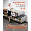 VEVOR Commercial Electric Drawer Warmer, Single-Drawer Stainless Steel Food Warmer, Freestanding Compact Warming Drawer Cabinet, 85°F–185°F Wide Temperature Range, for Restaurant, Hotel & Bakery(Single Drawer)