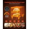 VEVOR Commercial Electric Drawer Warmer, Single-Drawer Stainless Steel Food Warmer, Freestanding Compact Warming Drawer Cabinet, 85°F–185°F Wide Temperature Range, for Restaurant, Hotel & Bakery(Two Drawer)