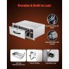 VEVOR Commercial Electric Drawer Warmer, Single-Drawer Stainless Steel Food Warmer, Freestanding Standard Warming Drawer Cabinet, 85°F–185°F Wide Temperature Range, for Restaurant, Hotel & Bakery(Built In（single Drawer）)