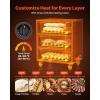 VEVOR Commercial Electric Drawer Warmer, Single-Drawer Stainless Steel Food Warmer, Freestanding Standard Warming Drawer Cabinet, 85°F–185°F Wide Temperature Range, for Restaurant, Hotel & Bakery(Three Drawer)