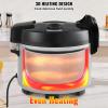 VEVOR Commercial Rice Cooker, 60-Cup Rice Cooker, 13.74 Qt / 13 Liter Large Rice Cooker and Warmer with Nonstick Inner Pot, Fast Cooking and 12-Hour Keep Warm, with Rice Cup and Paddle, for Restaurant(60 Cups / 13 L)