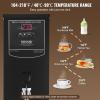 VEVOR Commercial Water Boiler, 20L Electric Hot Water Dispenser with 316 Stainless Steel Heating Tube, 1500W Step-by-step Fast Heating 50L/H Hot Water Boiler, for Coffee Tea Restaurant Office(Black)