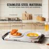 VEVOR Electric Warming Tray, Food Warming Trays for Buffet, Warming Trays with Adjustable Temperature Control, Portable Stainless Steel Food Warmer, Hot Plate Perfect for Parties, Catering, Holidays(25.2*14.33″)