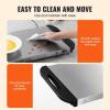 VEVOR Electric Warming Tray, Food Warming Trays for Buffet, Warming Trays with Adjustable Temperature Control, Portable Stainless Steel Food Warmer, Hot Plate Perfect for Parties, Catering, Holidays(25.2*14.33″)