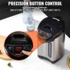 VEVOR Hot Water Dispenser, Adjustable 4 Temperatures Water Boiler and Warmer, 304 Stainless Steel Countertop Water Heater, 3-Way Dispense for Tea, Coffee and Baby Formula, 4L/135 oz(3.2 Quarts)