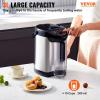 VEVOR Hot Water Dispenser, Adjustable 4 Temperatures Water Boiler and Warmer, 304 Stainless Steel Countertop Water Heater, 3-Way Dispense for Tea, Coffee and Baby Formula, 4L/135 oz(3.2 Quarts)