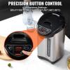 VEVOR Hot Water Dispenser, Adjustable 4 Temperatures Water Boiler and Warmer, 304 Stainless Steel Countertop Water Heater, 3-Way Dispense for Tea, Coffee and Baby Formula, 4L/135 oz(4.2 Quarts)