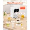 VEVOR Instant Hot Water Dispenser, Countertop Boiling Water Dispenser with Adjustable 7 Temperatures & 7 Water Volumes, 118oz Removable Water Tank, Quick Heating with Touchscreen & Child Lock for Home(3.7 Quarts)