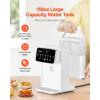VEVOR Instant Hot Water Dispenser, Countertop Boiling Water Dispenser with Adjustable 7 Temperatures & 7 Water Volumes, 118oz Removable Water Tank, Quick Heating with Touchscreen & Child Lock for Home(3.7 Quarts)
