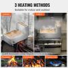 VEVOR Maple Syrup Evaporator Pan, 11.2 Gal, 24 x 18 x 6 Inch Maple Syrup, 304 Stainless Steel Maple Syrup Pan, Evaporator Pan with 1 Valve and 3 Heating Methods, for Home, Outdoor(30 x 16 x 9.5 Inch)