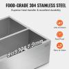 VEVOR Maple Syrup Evaporator Pan, 35 Gallon,36 x 24 x 9.5 Inch Maple Syrup Pan,304 Stainless Steel Maple Syrup with 2 Valves and 3 Heating Methods, for Home, Outdoor(24 x 24 x 9.5 Inch)
