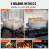 VEVOR Maple Syrup Evaporator Pan, 35 Gallon,36 x 24 x 9.5 Inch Maple Syrup Pan,304 Stainless Steel Maple Syrup with 2 Valves and 3 Heating Methods, for Home, Outdoor(24 x 24 x 9.5 Inch)