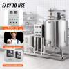 VEVOR Milk Pasteurizer 150L, Commercial Milk Pasteurization Machine, Food Grade 304 Stainless Steel, Professional Pasteurization with Time and Temperature Control, for Milk Juice Yogurt Sterilization(150L)
