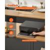 VEVOR Pizza Oven, 8 Presets Electric Pizza Ovens Air Fry Combo, 12-Inch Indoor Pizza Maker Smart Knob Control, 750°F Max Temp, IPX4 Waterproof Countertop Pizza Cooker w/Pizza Stone,Fry Basket(16 Inch Pizza Oven)