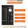 VEVOR Pizza Oven Electric, 24″ Commercial Countertop Pizza Oven, 842°F Max Temp, 4200W Indoor Pizza Maker with Thermometer, Dual Temp Control Knob, Even Heat Pizza Cooker for Restaurant and Home Use(24 Inch Single Layer Pizza Oven)