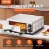VEVOR Pizza Oven Electric, 24″ Commercial Countertop Pizza Oven, 842°F Max Temp, 4200W Indoor Pizza Maker with Thermometer, Dual Temp Control Knob, Even Heat Pizza Cooker for Restaurant and Home Use(12 Inch Single Layer Pizza Oven)