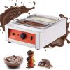 VEVOR Chocolate Tempering Machine, 9 Lbs 2 Tanks Chocolate Melting Pot TEMP Control 86~185℉, 1500W Stainless Steel Electric Commercial Food Warmer For Chocolate/Milk/Cream Melting and Heating(2 Tank 17.6 Lb)