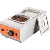 VEVOR Chocolate Tempering Machine, 9 Lbs 2 Tanks Chocolate Melting Pot TEMP Control 86~185℉, 1500W Stainless Steel Electric Commercial Food Warmer For Chocolate/Milk/Cream Melting and Heating(2 Tank 9 Lb)
