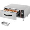 VEVOR Commercial Electric Drawer Warmer, Single-Drawer Stainless Steel Food Warmer, Freestanding Standard Warming Drawer Cabinet, 85°F–185°F Wide Temperature Range, for Restaurant, Hotel & Bakery(Single Drawer)