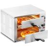 VEVOR Electric Pizza Oven for Countertops, 12-inch, 1700W, with Temp Control & 0-60 Min Timer, Even Baking Technology & Easy Clean Crumb Tray, Ideal for Both Commercial & Home Kitchens(12Inch Dual Layer)