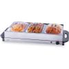 VEVOR Electric Warming Tray, Food Warming Trays for Buffet, Warming Trays with Adjustable Temperature Control, Portable Stainless Steel Food Warmer, Hot Plate Perfect for Parties, Catering, Holidays(25.6″ x 15″)