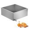 VEVOR Maple Syrup Evaporator Pan, 11.2 Gal, 24 x 18 x 6 Inch Maple Syrup, 304 Stainless Steel Maple Syrup Pan, Evaporator Pan with 1 Valve and 3 Heating Methods, for Home, Outdoor(24 x 24 x 10 Inch)