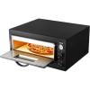 VEVOR Pizza Oven Electric, 24″ Commercial Countertop Pizza Oven, 842°F Max Temp, 4200W Indoor Pizza Maker with Thermometer, Dual Temp Control Knob, Even Heat Pizza Cooker for Restaurant and Home Use(24 Inch Single Layer Pizza Oven)