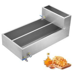 VEVOR Maple Syrup Evaporator Pan, 35 Gallon,36 x 24 x 9.5 Inch Maple Syrup Pan,304 Stainless Steel Maple Syrup with 2 Valves and 3 Heating Methods, for Home, Outdoor(47 x 24 x 9.6 Inch)