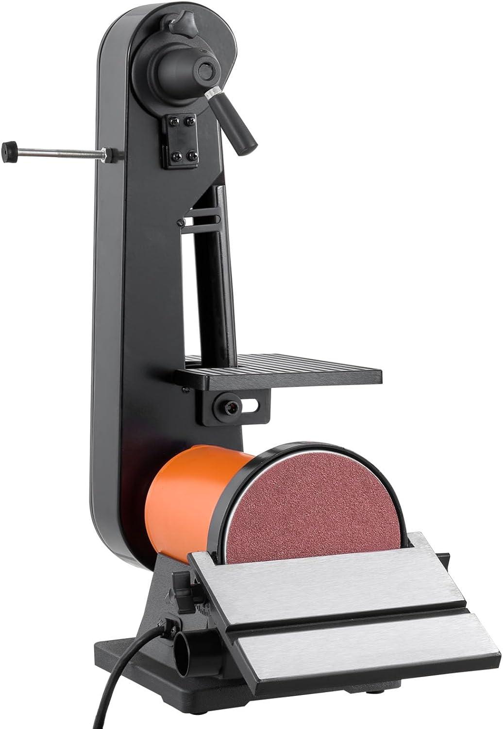 image:imageVEVOR 5 Disc Sander amp 1 x 30 Belt Sander 250W Benchtop Belt Disc Sanders Combo with 045 Adjustable Worktable amp Dust Collection Ports for Woodworking Furniture Refinishing DIY Crafting6 Disc 2 x 42 Belt Sander Combo
