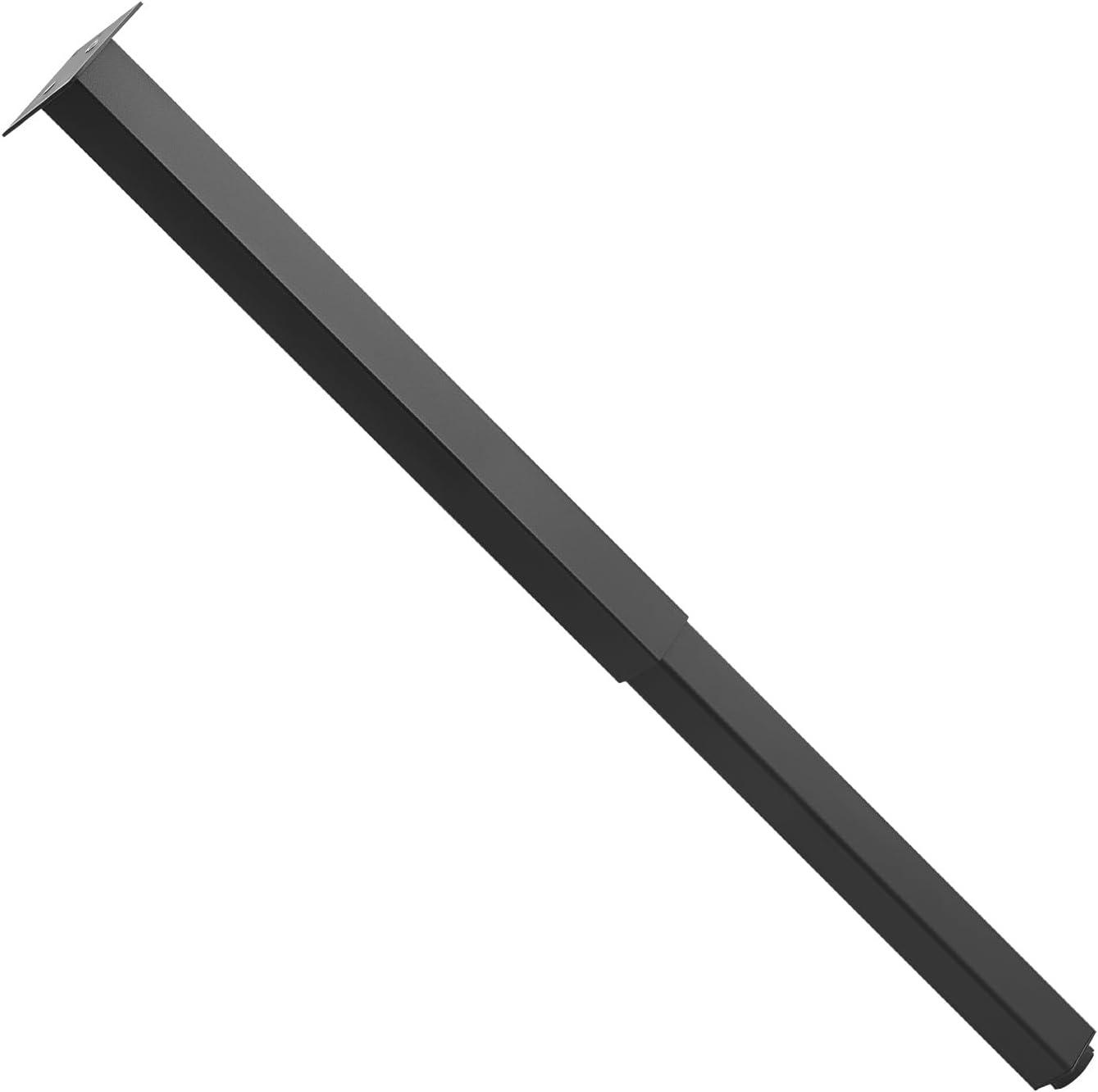 image:imageVEVOR Adjustable Table Legs 2440 in Square Steel Furniture Legs 1200 lbs Max Load Heavy Duty Quick Installation Ideal for Home Office Desk DIY Coffee Dinner Bar Tables Workbenches 4 PCS Black