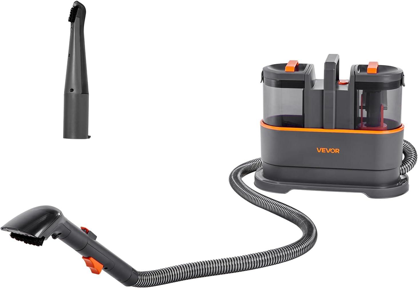 image:imageVEVOR Carpet Cleaner Machine 5072 oz Clean Water Tank amp 2705 oz Dirty Water Tank Portable Upholstery Shampooer 115Kpa Handheld Furniture Extractor Spot and Stain Deep Cleaner for Rug Couch Car