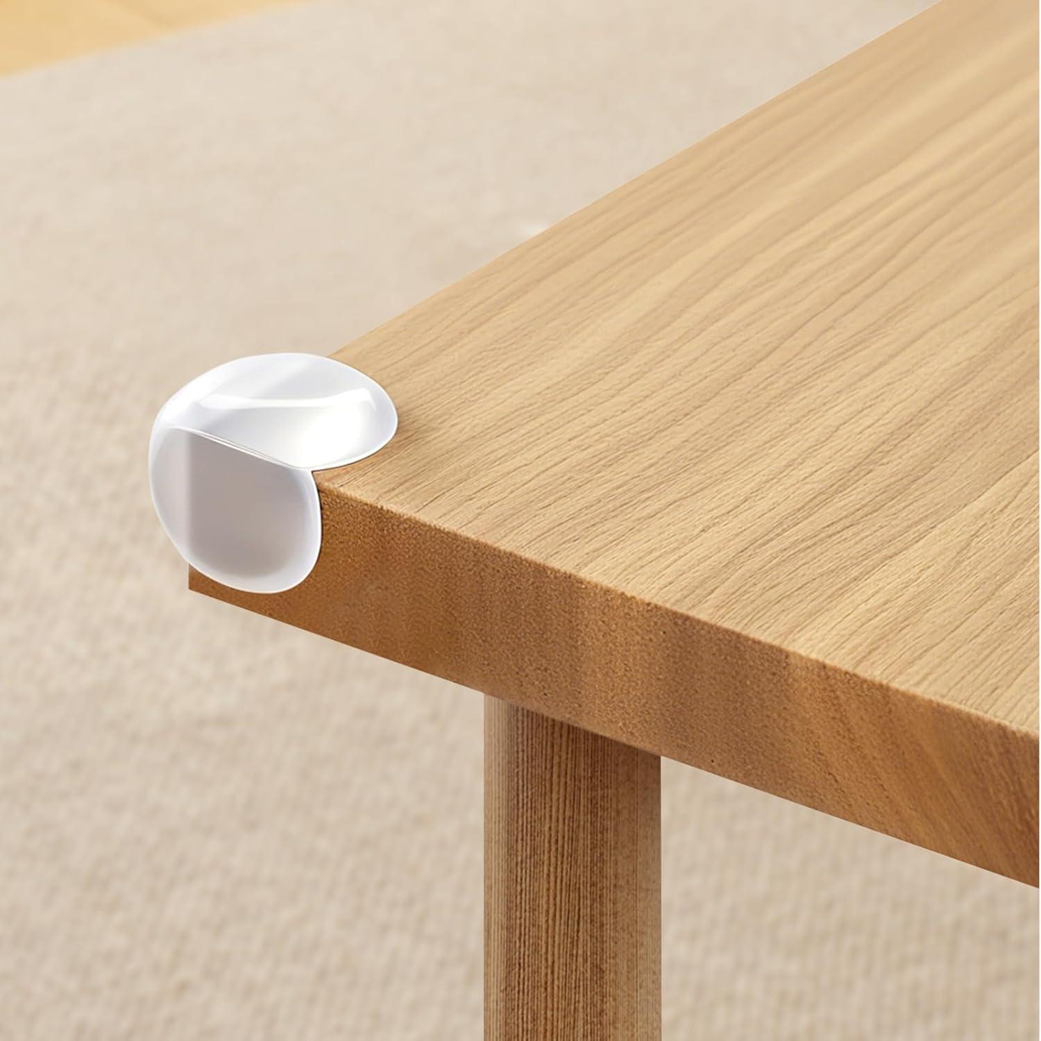 image:imageVEVOR Corner Protectors Baby Proofing 24 Pack Clear amp Transparent Table Corner Guards Covers for Baby Safety 134inch Depth 028inch Thickness Strong Adhesive Cushion for Furniture Sharp Edges