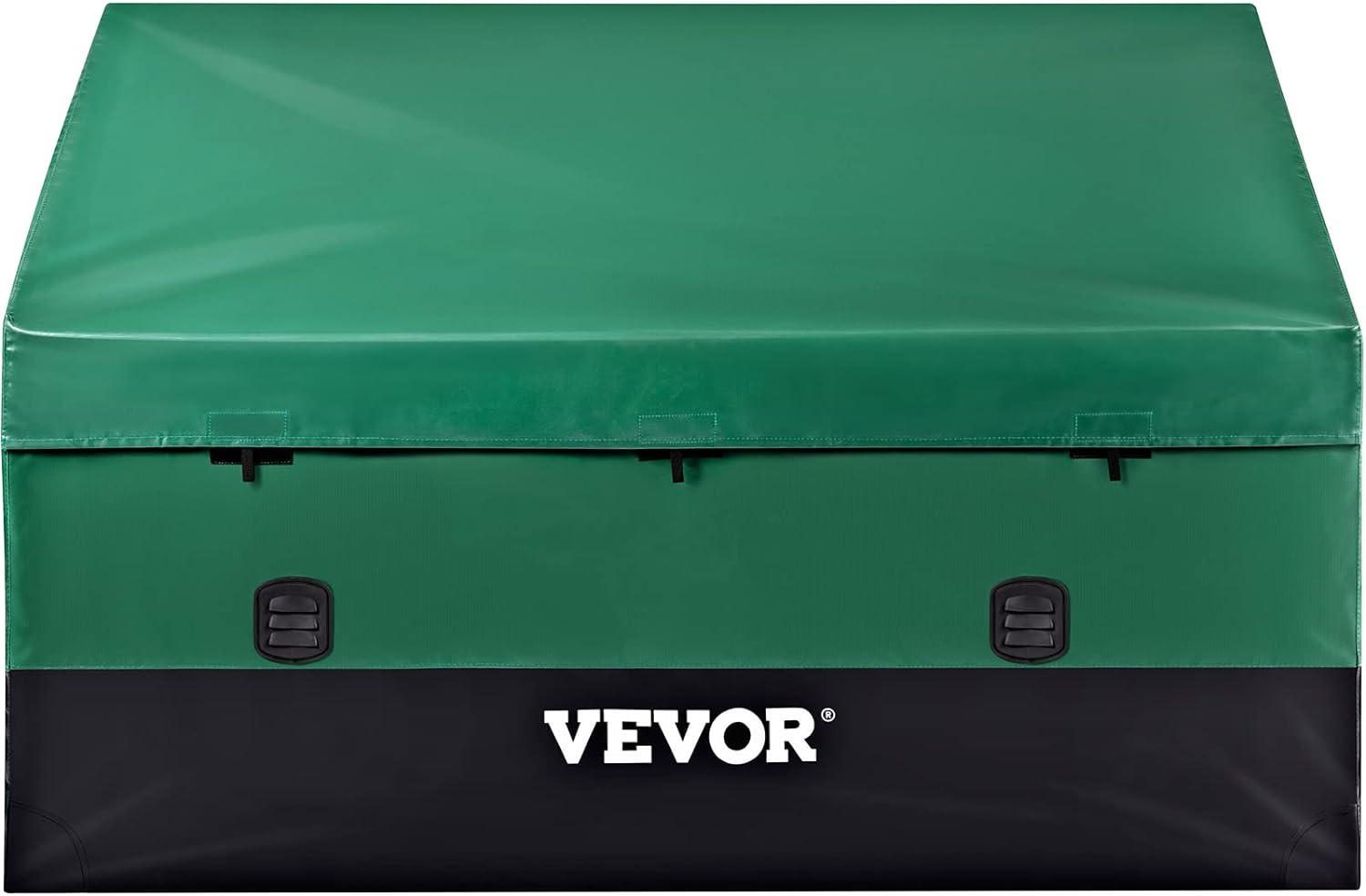 image:imageVEVOR Deck Box 100 Gallon Outdoor Storage Box 480 x 215 x 245 Waterproof PP Deckbox with Aluminum Alloy Padlock for Patio Furniture Garden Tools Outdoor Cushions Gray230gal