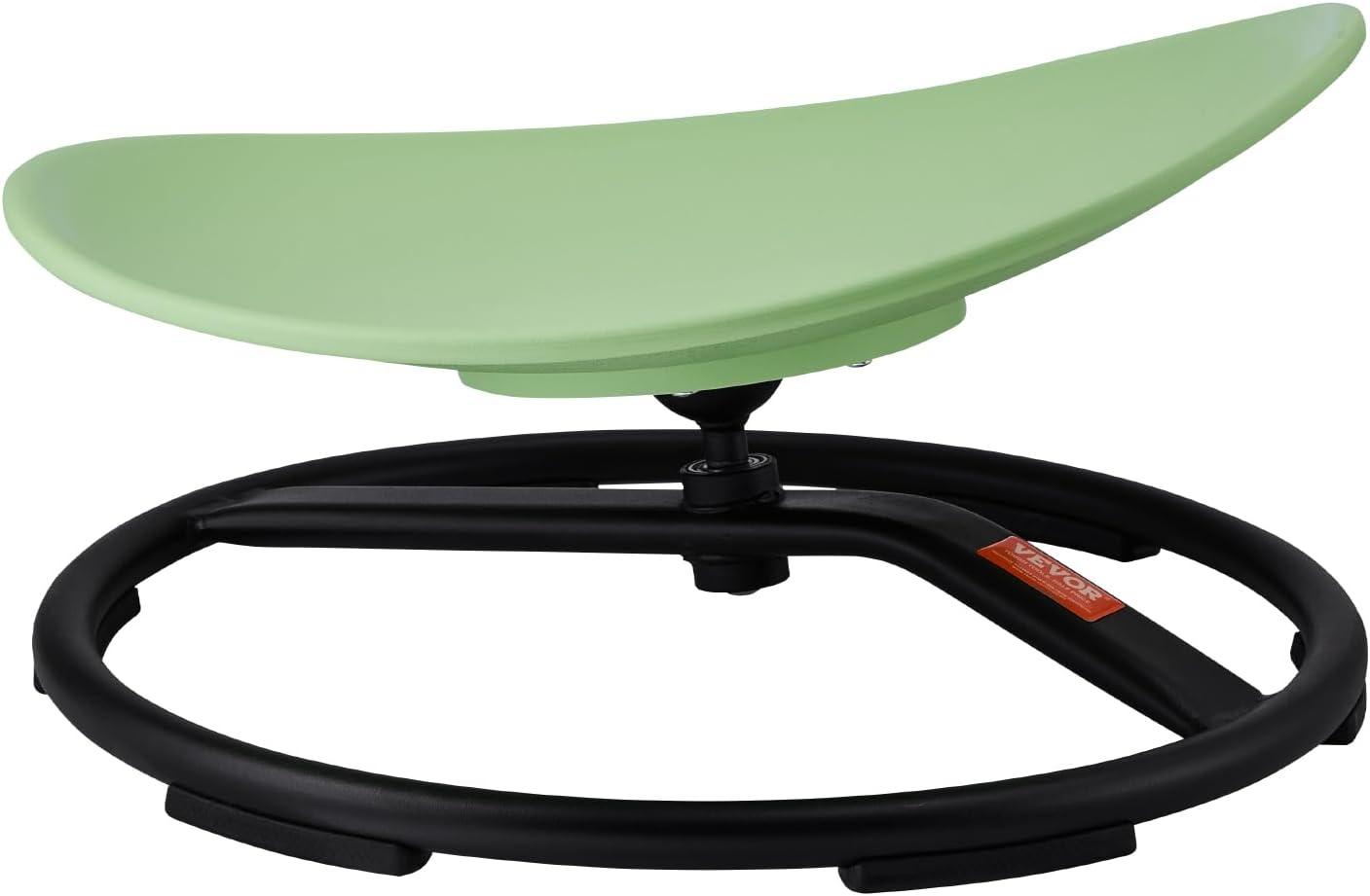image:imageVEVOR Kids Swivel Chair 220 LBS Capacity Sensory Spinning Chair Autistic Kids Sensory Toy with NonSlip Metal Base Toddler Sit and Spin for Coordination Balance Focus Training BlueGreen