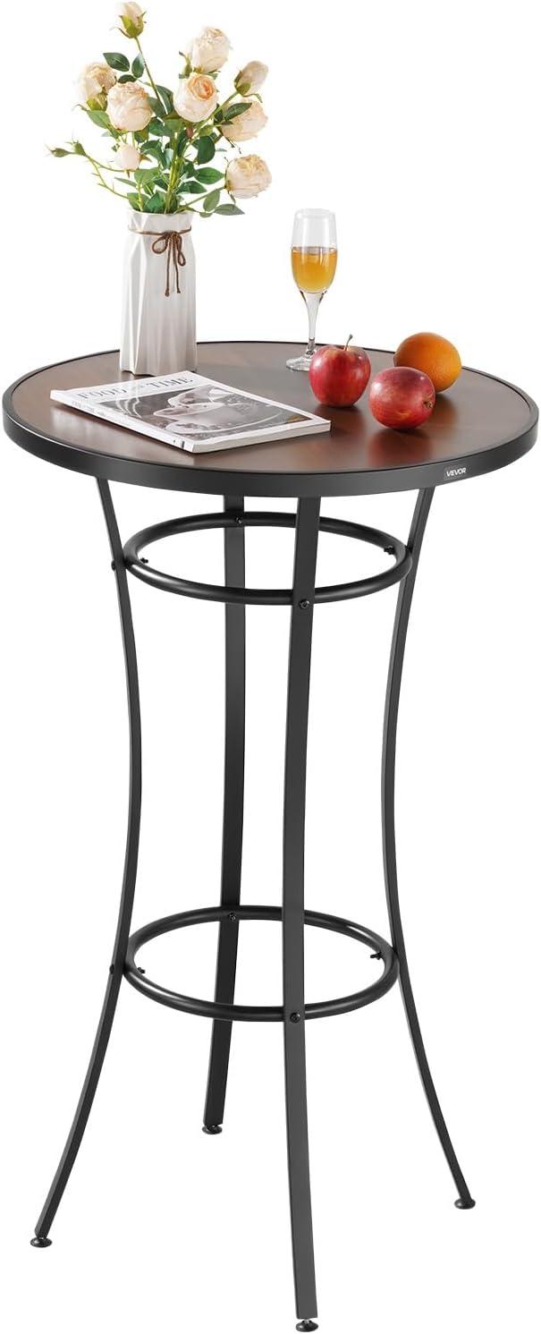 image:imageVEVOR Outdoor Bar Table 47 x 15 in Patio Bar Table Waterproof Top amp Sturdy Metal Frame Rectangle Counter Height Dining Tables Outdoor Furniture for Balcony Yard Hot Tub Poolside IndoorRound