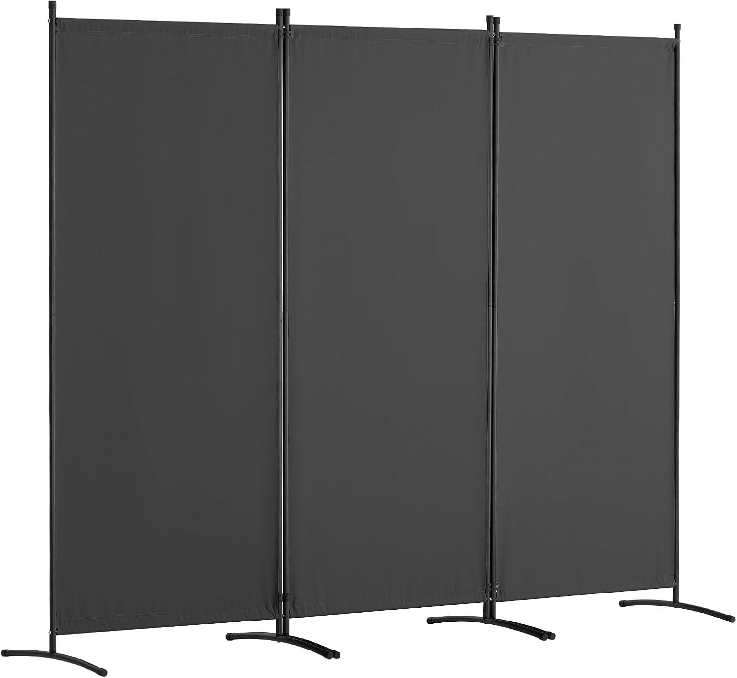 image:imageVEVOR Room Divider 4 Panel Room Dividers and Folding Privacy Screens Fabric Partition Room Dividers for Office Bedroom Dining Room Study Freestanding GreyGrey