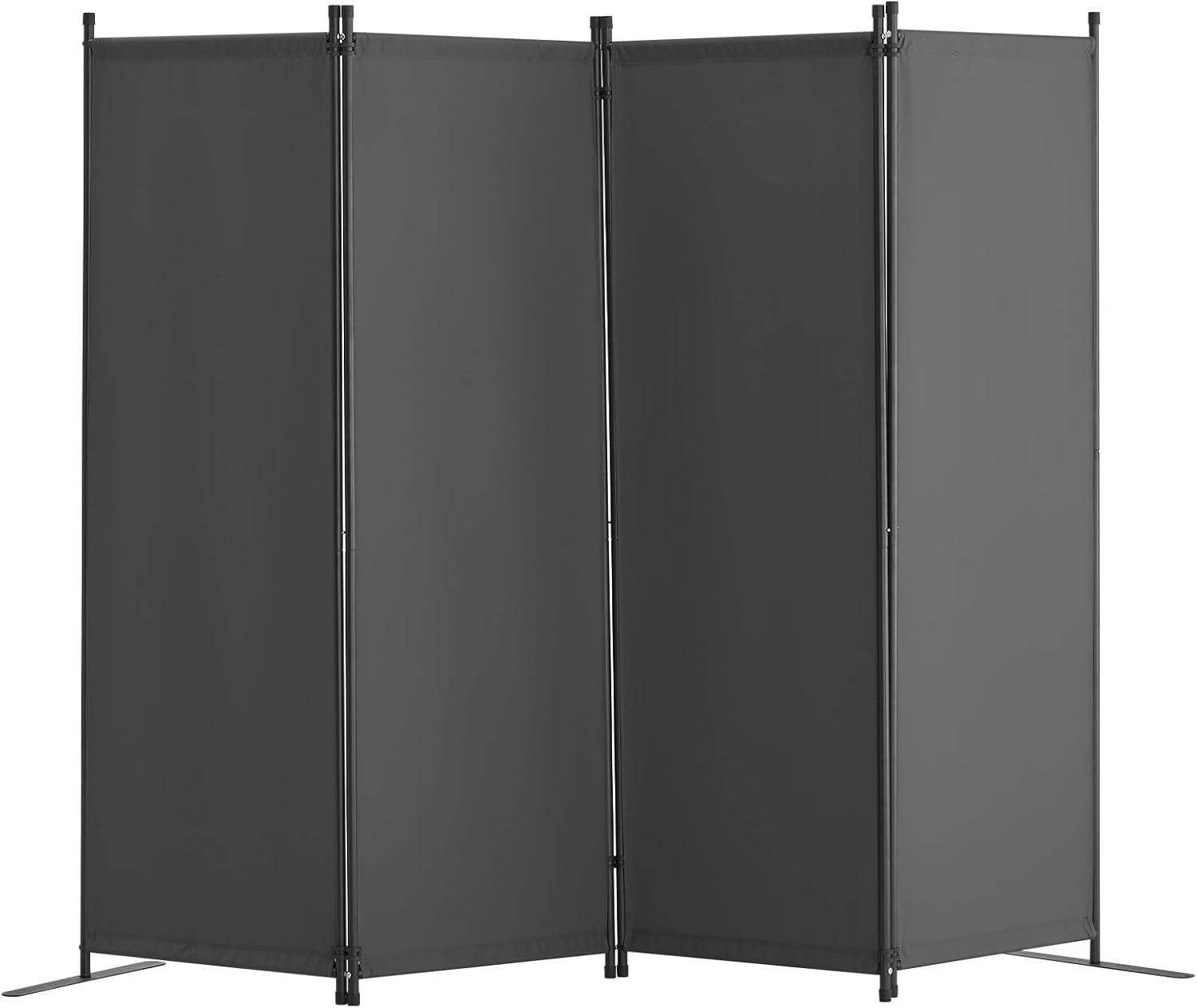 image:imageVEVOR Room Divider 4 Panel Room Dividers and Folding Privacy Screens Fabric Partition Room Dividers for Office Bedroom Dining Room Study Freestanding GreyGrey