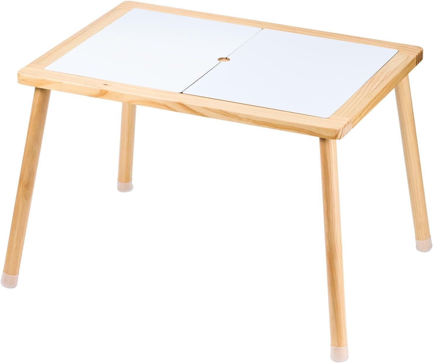 image:imageVEVOR Sensory Table for Toddlers Kids Activity Table with DoubleSided Tabletop amp NonSlip Feet IndoorOutdoor Play Activity Table Wooden Sensory Table for Drawing Studying Ideal Gift for Boy Girl