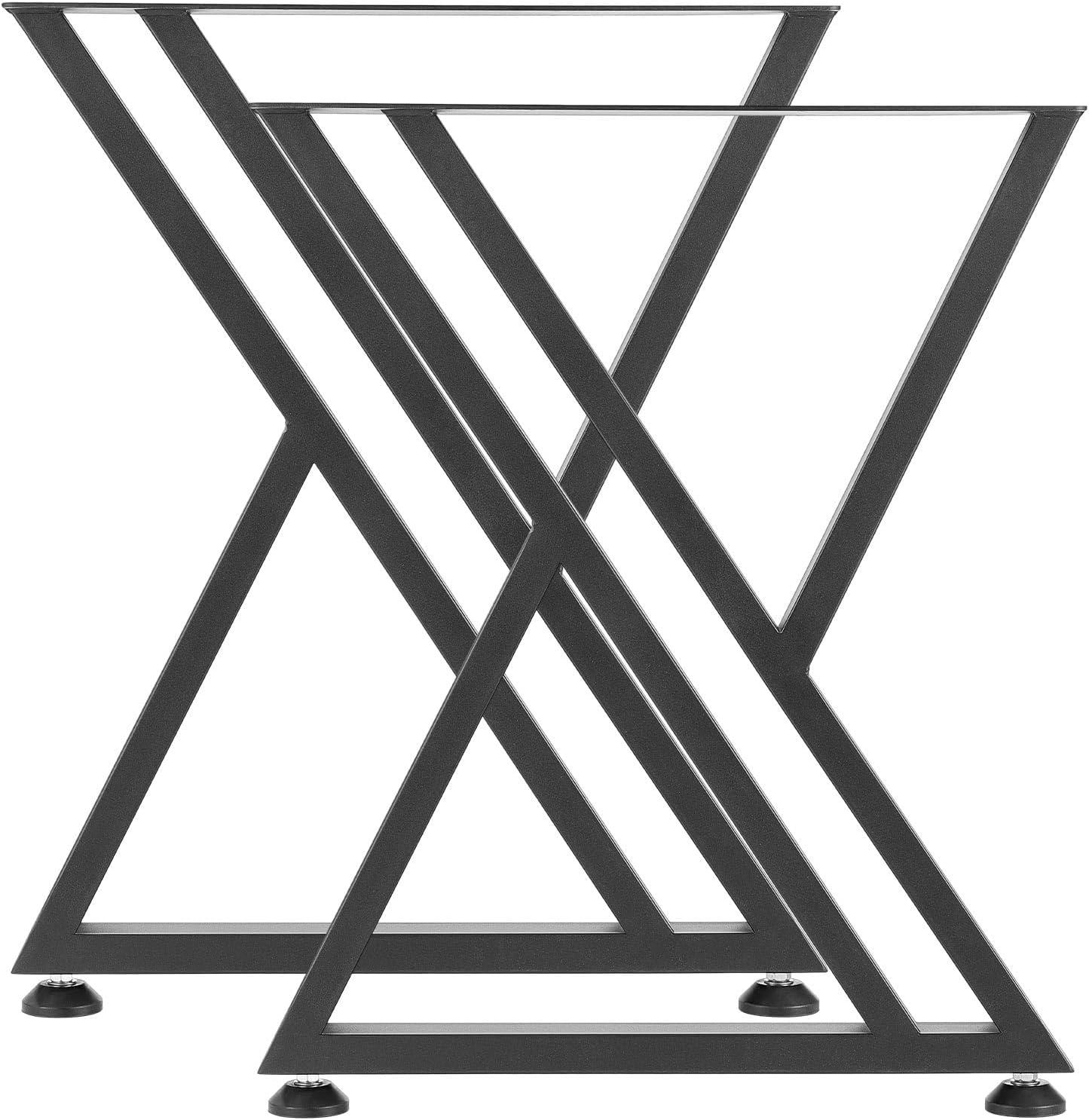image:imageVEVOR Table Legs 291 H x 24 W Steel Furniture Legs 2204 lbs Max Load Heavy Duty Easy Installation Sturdy amp Stable for Home Office Desk DIY Coffee Dinner Bar Tables WorkbenchSet of 2 Black